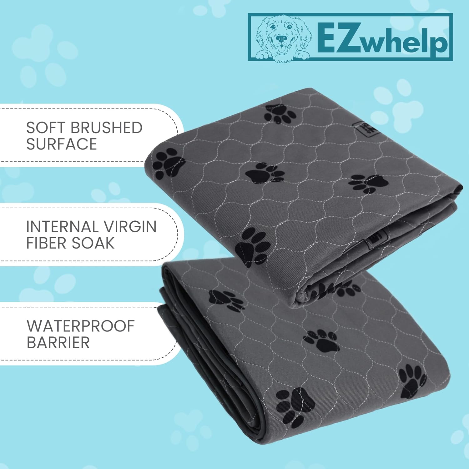Wrigley-Approved Reusable Quick Dry Pads - Heavy Absorbency